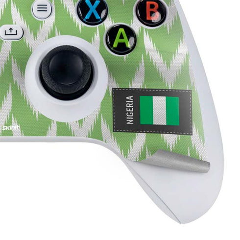 Nigeria Soccer Flag Xbox Series S Controller Skin